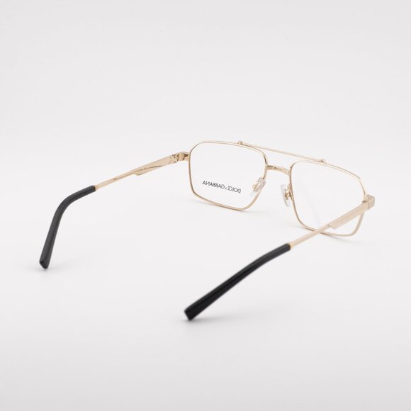 Dolce & Gabbana DG1345 02 Eyeglasses Rectangle Gold 56mm Frame - Picture 4 of 9